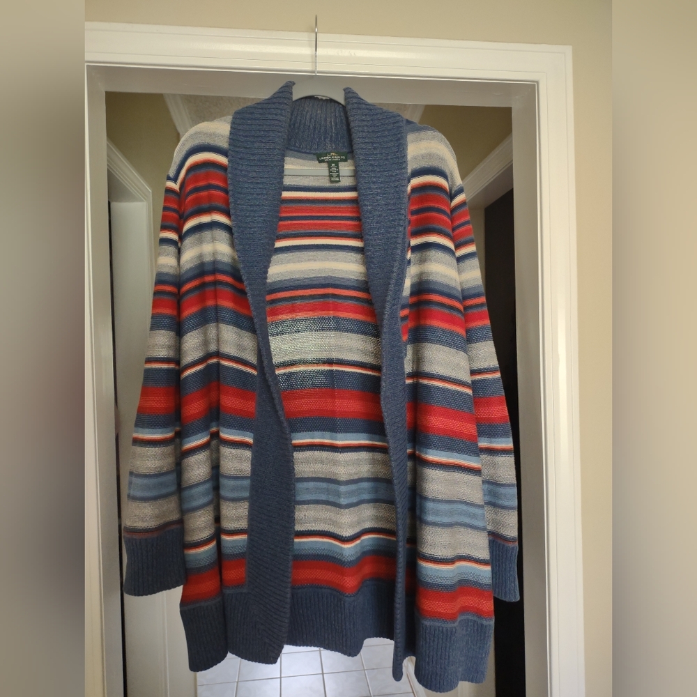 Lauren Ralph Lauren Open Cardigan 2X